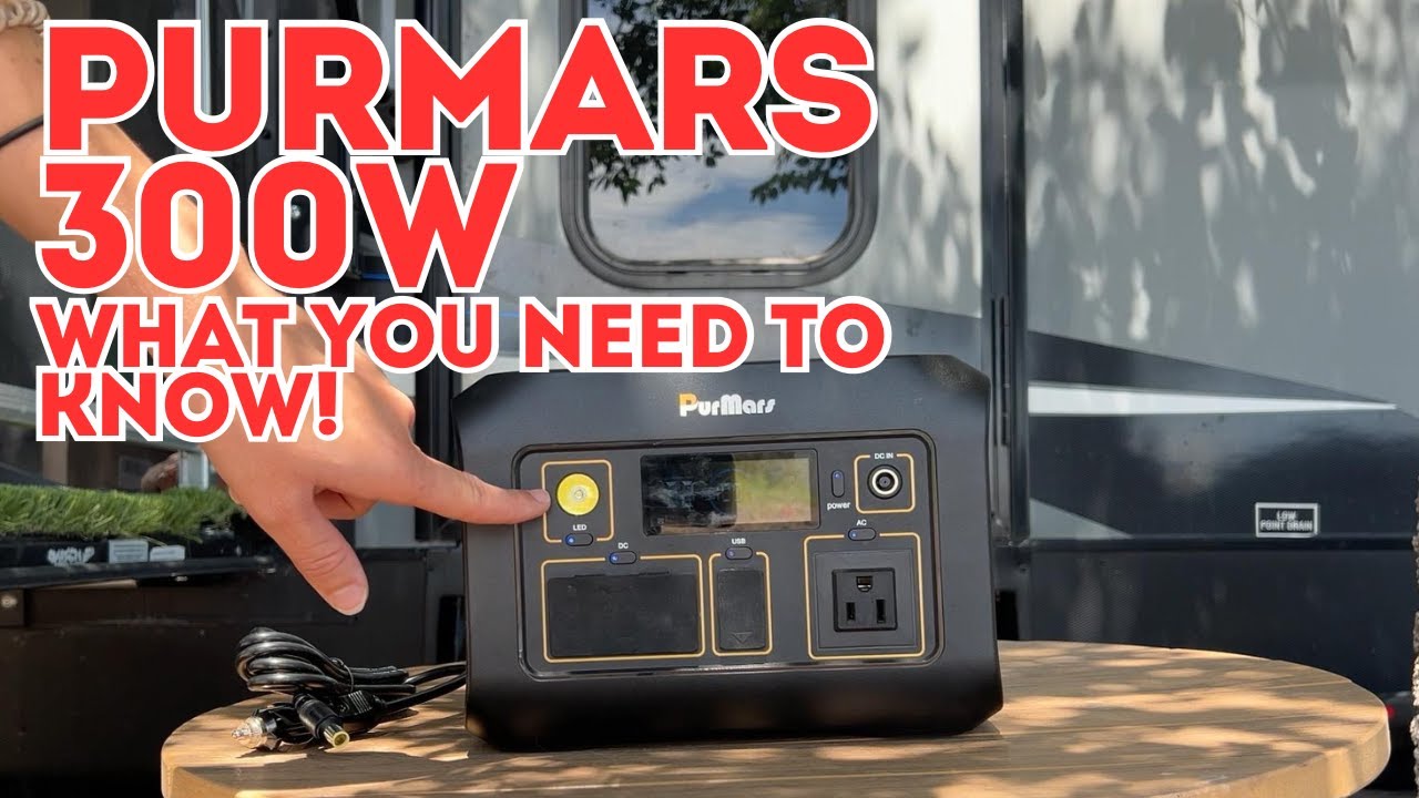 Purmars P300A Portable Power Station Review - YouTube