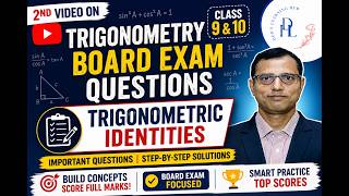 02 | 🔥Trigonometric Identities PYQ 🔥 Important Board Exam Questions | Class 9 & 10 Maths