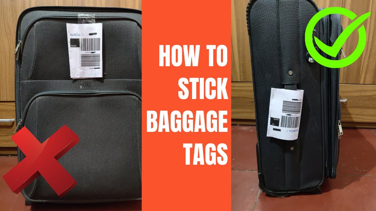 How to Attach Luggage Tag 