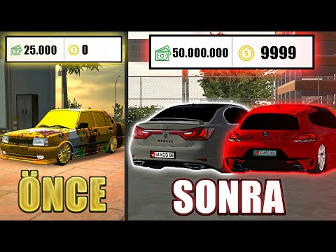 SİZİN ARABALARINIZI SATIN ALDIM HESABIMI ARABALARLA DOLDURDUM !! *Çekiliş* | Car Parking Multiplayer