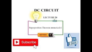 DC Circuit:Lecture-20:Superposition Theorem Numerical 1