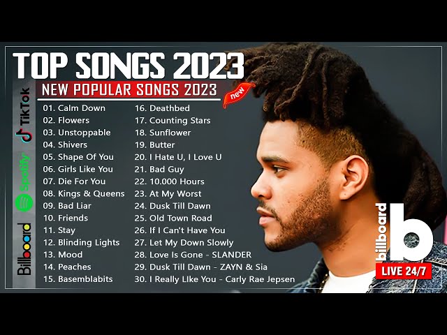 New Songs 2023📣📣Top 40 Popular Songs Playlist 2023📣📣 Best English Music Collection 2023 class=