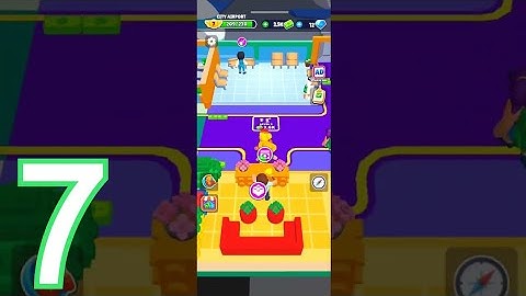 Airport Idle - Gameplay Walkthrough Part 7 -  High Security zone (iOS, Android)