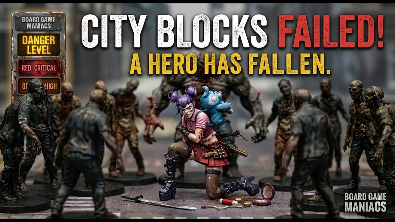 SHE DIDN'T MAKE IT. | Zombicide 2E Mission 1: City Blocks Tragedy