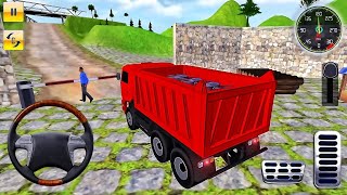 Indian Red Cargo Truck Driver Sim 2k20 : Top New Games 🔴🔴- Offroad Indian Truck Driver Simulator screenshot 1