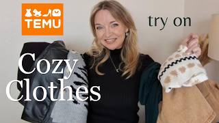 Temu Cozy Clothing Haul and Try On