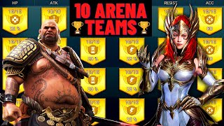 10 TYPES of ARENA TEAM COMPOSITIONS (+ Builds)