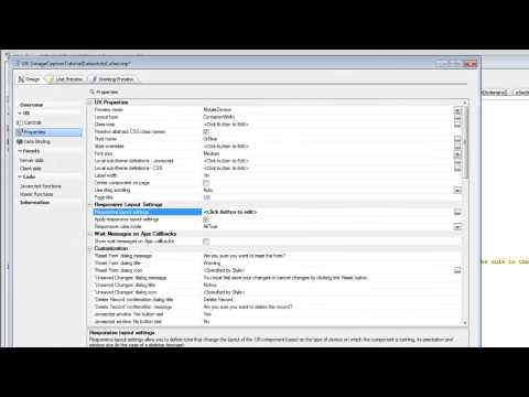 Alpha Five V12  Layout rules advanced settings