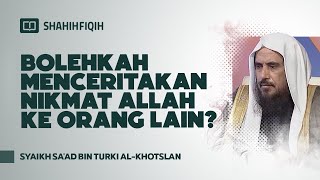 Download Lagu Bolehkah Menceritakan Nikmat Allah ke Orang Lain? - Syaikh Sa'ad Al-Khotslan MP3 Download Lagu Bolehkah Menceritakan Nikmat Allah ke Orang Lain? - Syaikh Sa'ad Al-Khotslan MP3