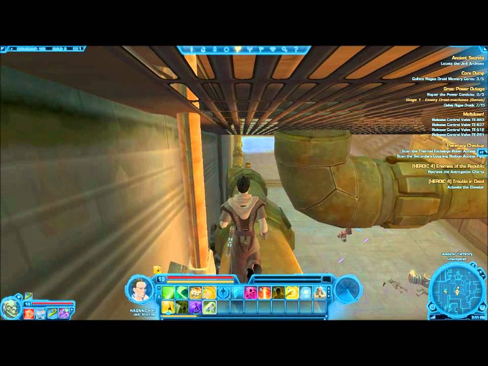 swtor parkour datacron 2 yellow matrix in the works youtube the works datacron