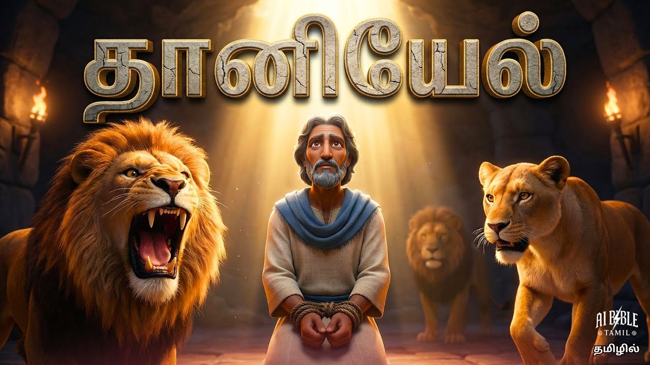 தானியேலும் சிங்ககெபியும் அனிமேஷன் கதை  | Daniel and the Lion's Den | Animation Bible story in Tamil