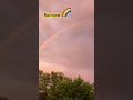 Rainbow after rains #rainbow #sky #clouds #weather #shorts