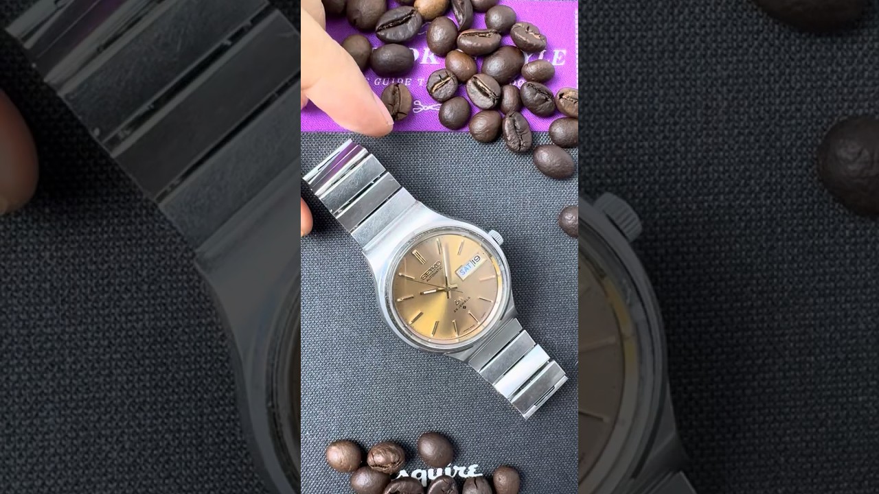 Seiko Lord Matic LM yellow dial reference 5606-6040. 