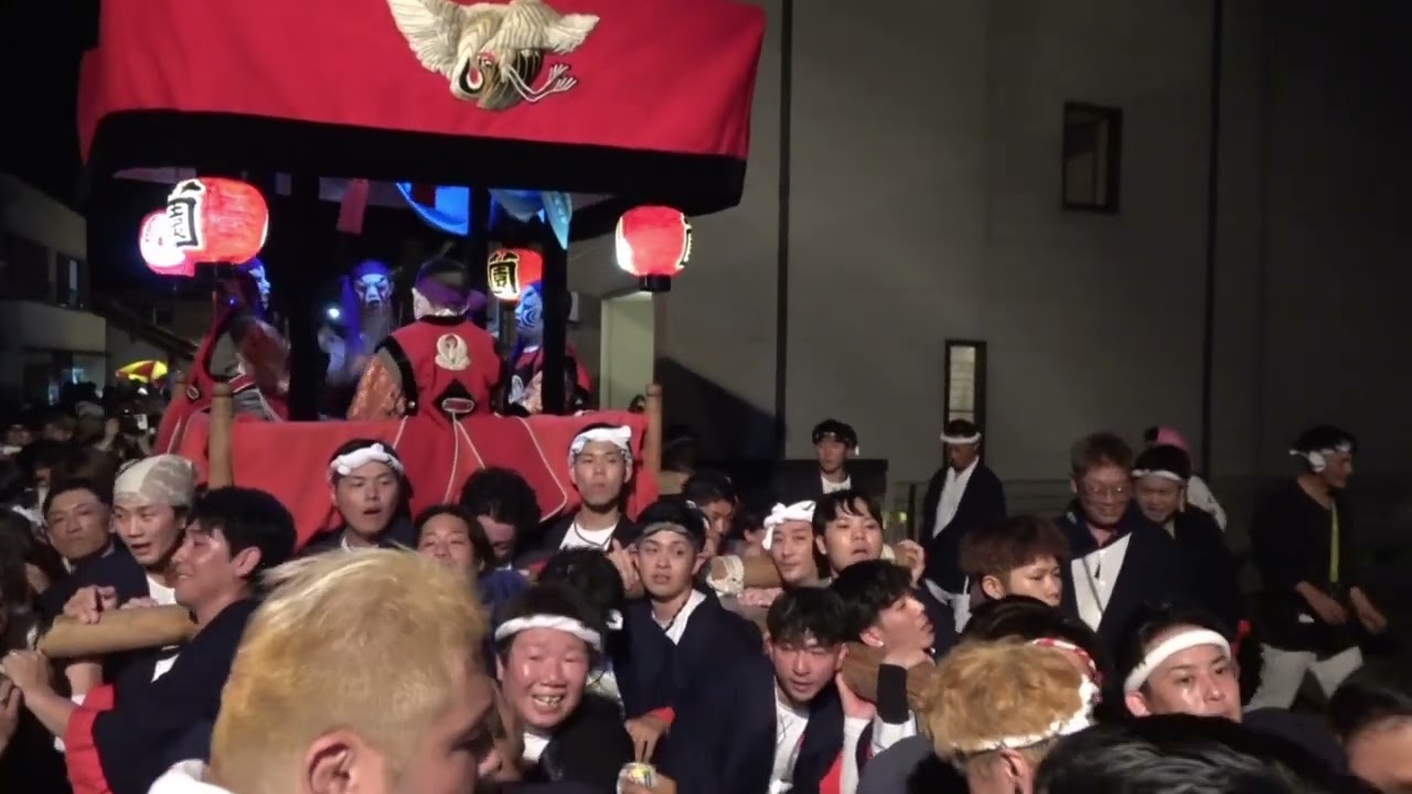 令和7年度　御坊祭　東薗組　本宮　道中