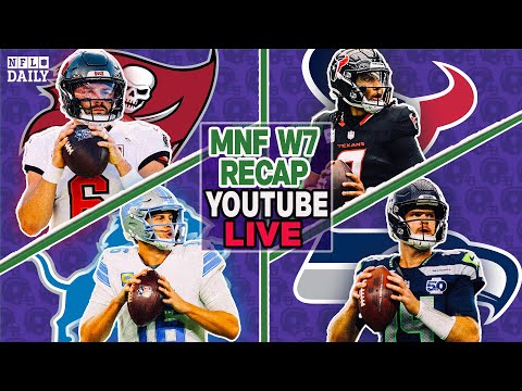 Buccaneers-Lions Texans-Seahawks MNF Recap | NFL Daily