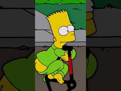 Bart Simpson Falls Butt Naked The Simpsons Short