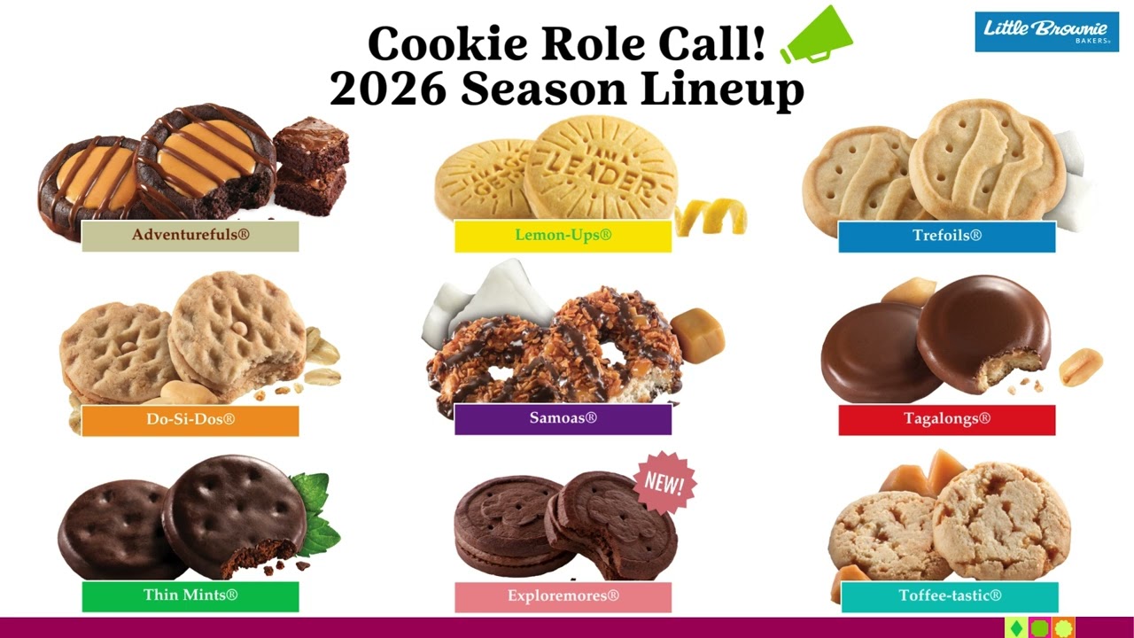 2026 Girl Scout Cookie Lineup | GSGLA