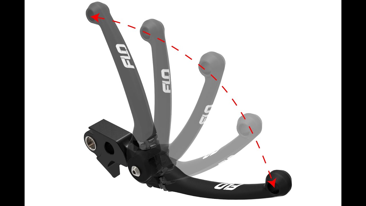 Flo Motorsports Harley M8 Softail MX Style Levers 2025 - UP Install