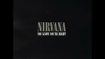 Nirvana - You Know You