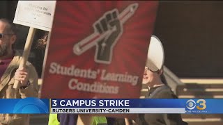 Day 2 of Rutgers University union strike as they call for better wages, working conditions