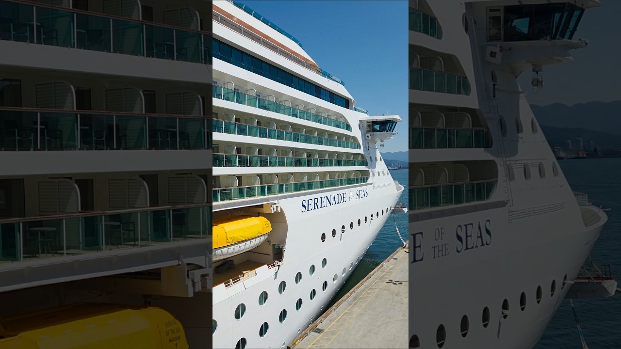 Close up with Serenade of the Seas 🛳️ #royalcaribbean #cruiselife