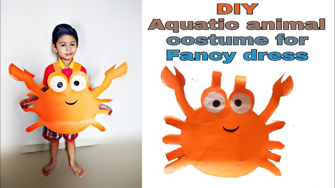 Disfraz de cangrejo para niños. Have Fun!