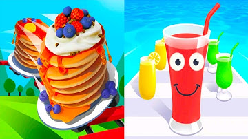 Pancake Run vs Juice Run - Android iOS Gameplay Ep 10