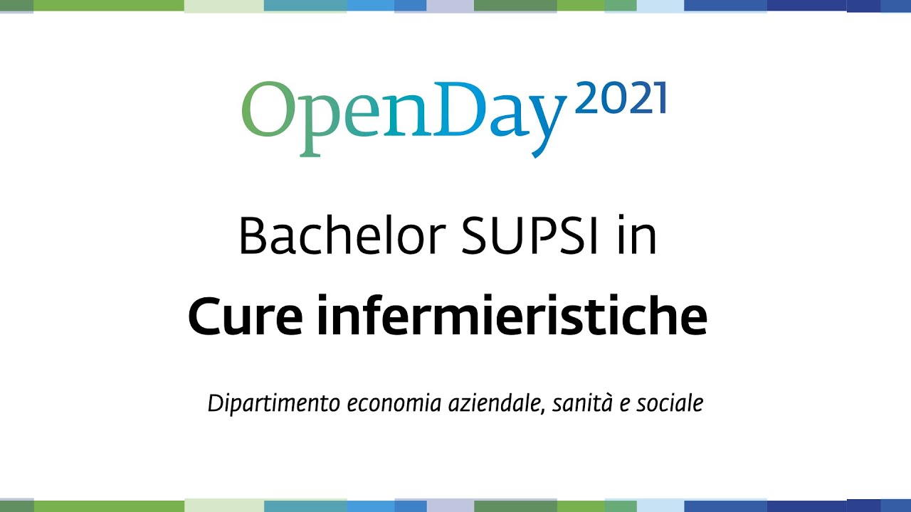 OpenDay 2021 - Bachelor SUPSI in Cure infermieristiche