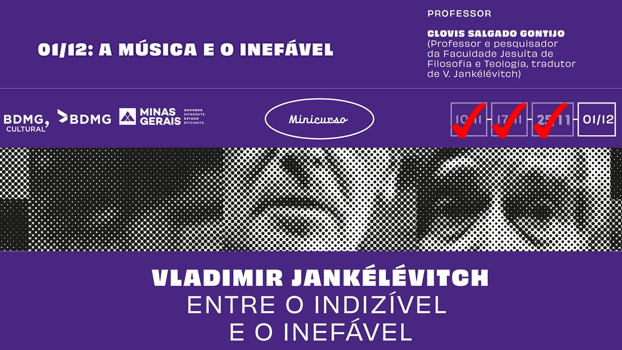 VLADIMIR JANKÉLÉVITCH - A MÚSICA E O INEFÁVEL - YouTube
