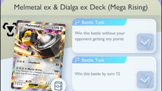 Pokémon TCG Pocket - Melmetal ex & Dialga ex Deck (Mega Rising) | Flawless Victory Mission