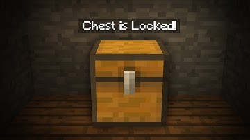 Easy: How to Lock your Chests in Minecraft