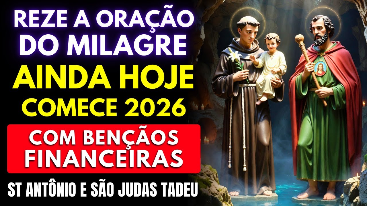 Santo Antônio e São Judas Tadeu – Oração Poderosa para Milagre Financeiro Rápido no Novo Ano