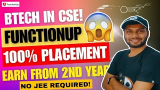 IIT से better?🤔 FunctionUp School of Technology College Admission 2024 | Best BTech College 100% Job