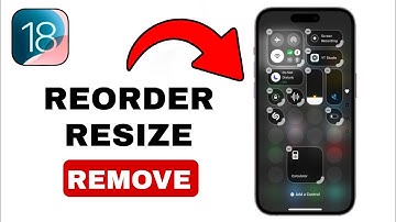 How To Resize, Reorder & Remove Controls From Control Center On - iOS 18 (Quick And Easy Tutorial)