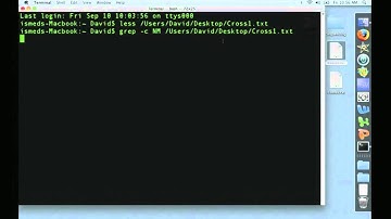 Using the Terminal 3: Viewing and Parsing data