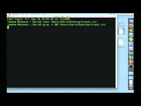 Using the Terminal 3: Viewing and Parsing data