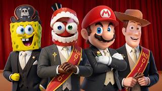 Digital Circus, Mario, Spongebob And Toy Story 5 - Coffin Dance