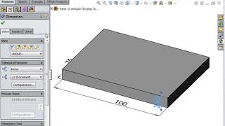 03 SOLIDWORKS Tutorials:  Configurable Equations