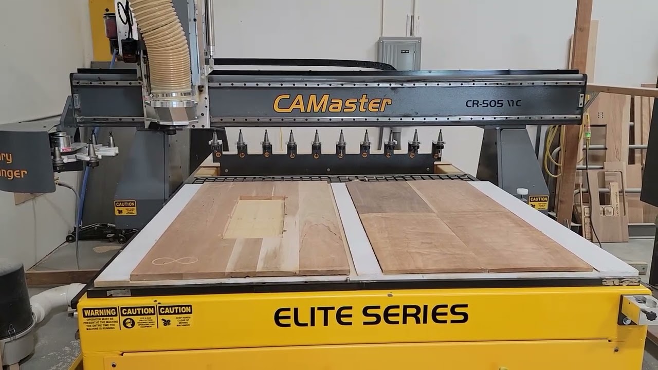 5' x 5' CAMaster Cobra Elite CR505 CNC Router, 2020 - Tool Changer, Dust Collector