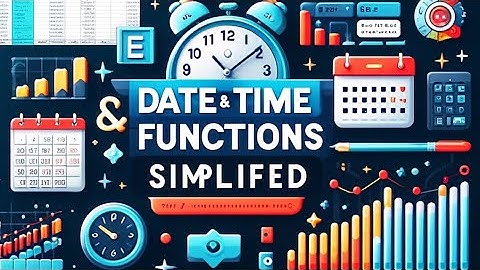 Master Date & Time Functions in Excel Day, month, Datedif,| Complete Guide for Beginners 🖥️#excel