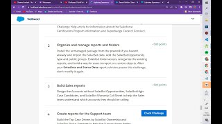 Build Sales reports | Lightning Experience Reports & Dashboards Specialist | CHALLENGE 3 screenshot 4