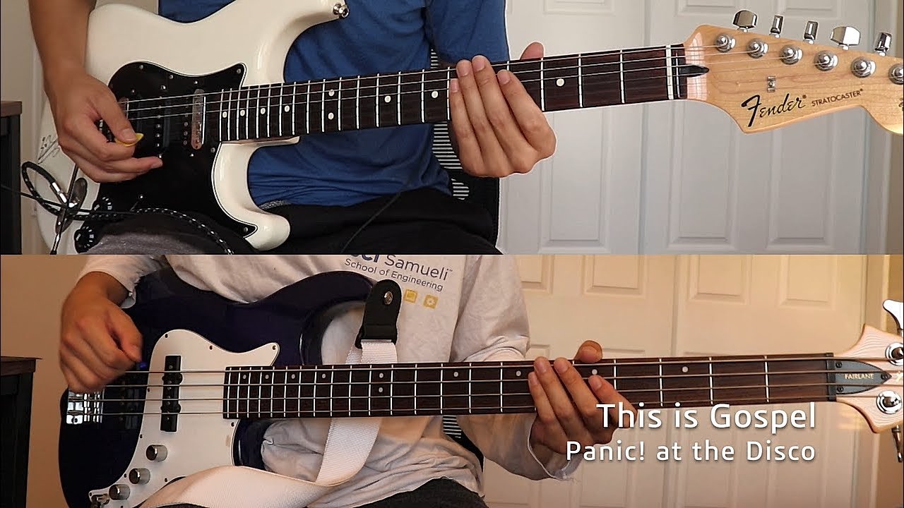 Panic! at the Disco This is Gospel (Guitar & Bass Cover w/ Tabs