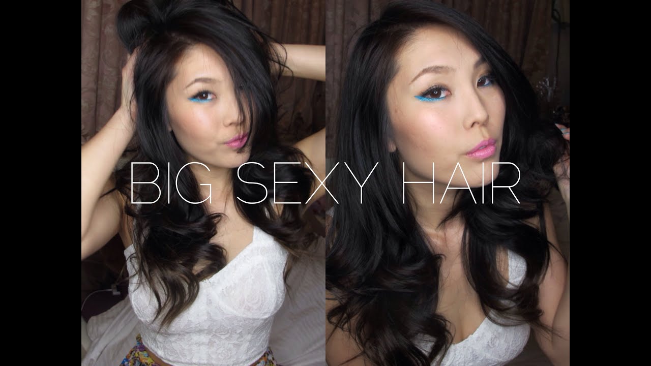 Volumising sexy messy curly hair tutorial!