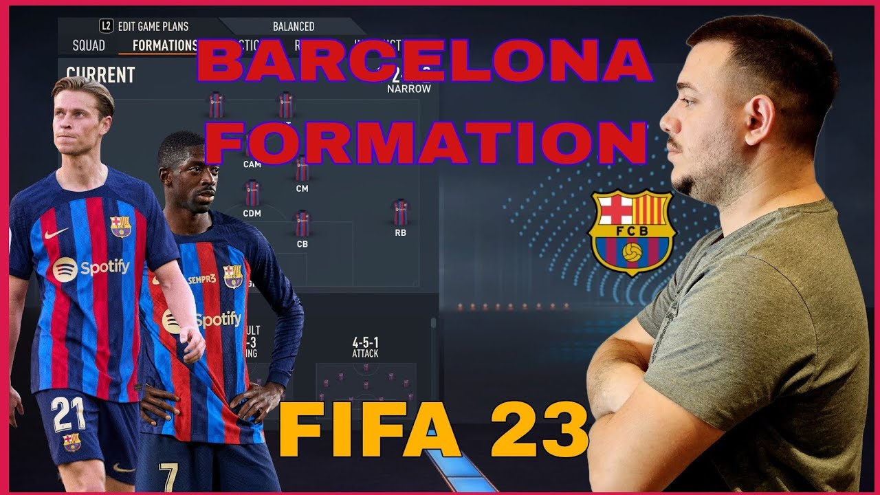 BARCELONA FIFA 23 - FORMATION & TACTICS!