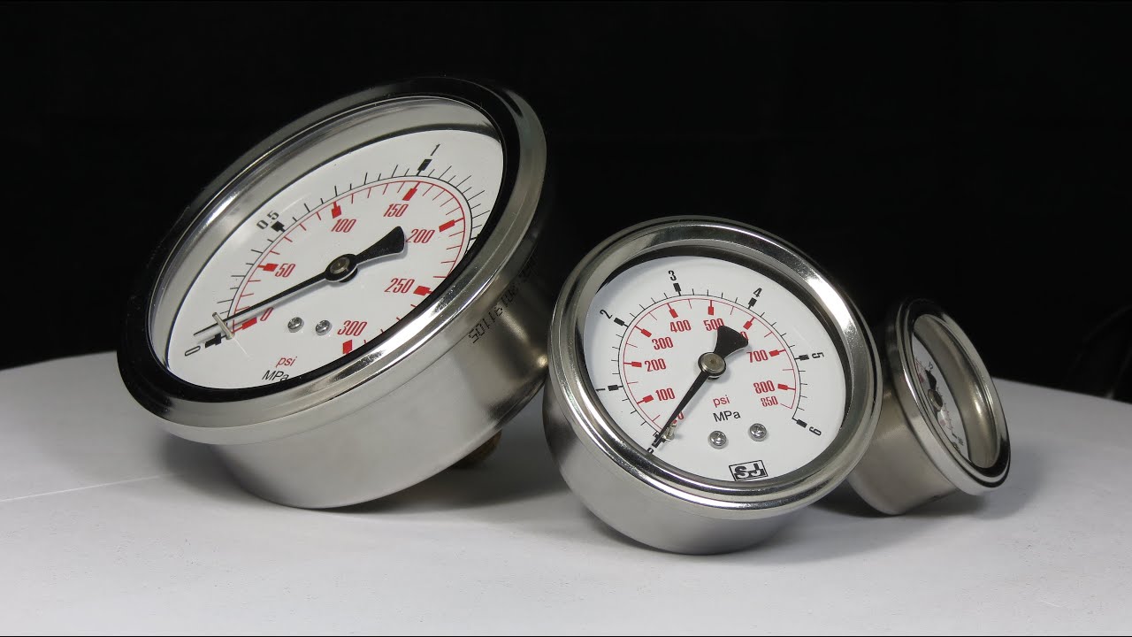 【SJ Gauge】Pressure gauges of various sizes and specifications