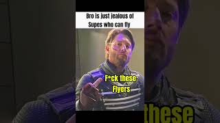 Soldier Boy really hates flying Supes !!