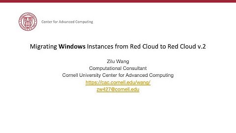 Red Cloud Migration - Windows