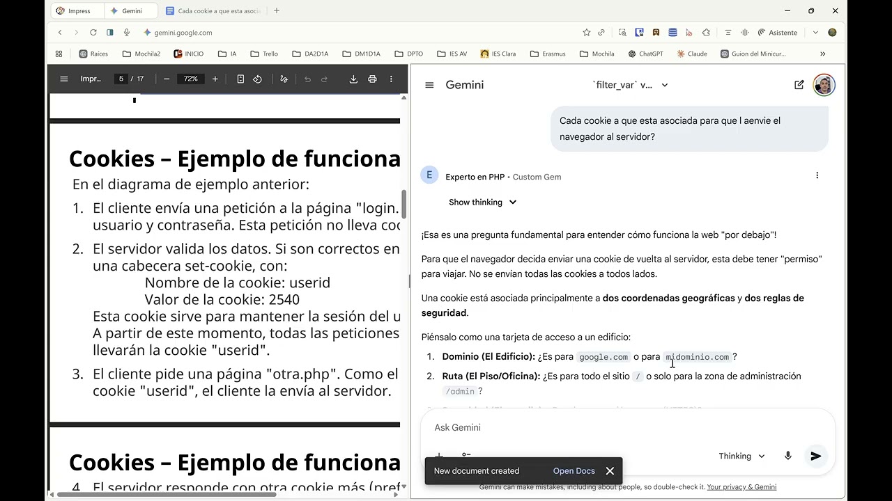 Exportar respuesta de Gemini a Google Docs