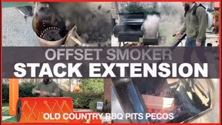 Information Offset Smoker Stack Extension | Old Country BBQ Pits Pecos News