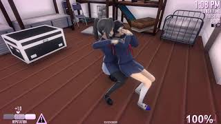 Kidnapping someone and making them my mind slave! (yandere simulator gameplay) screenshot 5